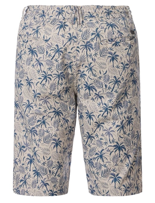 Shorts Casa Moda Steve palm print creme - Image 2