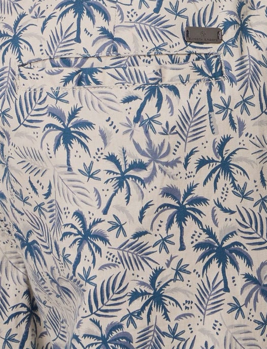 Shorts Casa Moda Steve palm print creme - Image 4