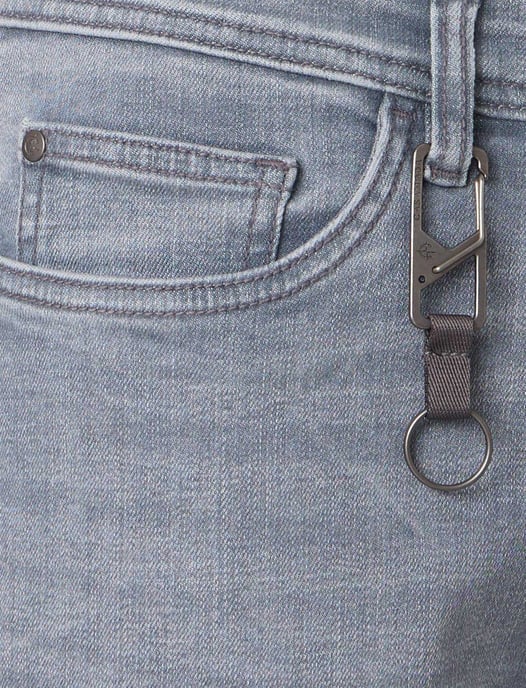 Grijze broek Casa Moda normale fit stretch - Image 3