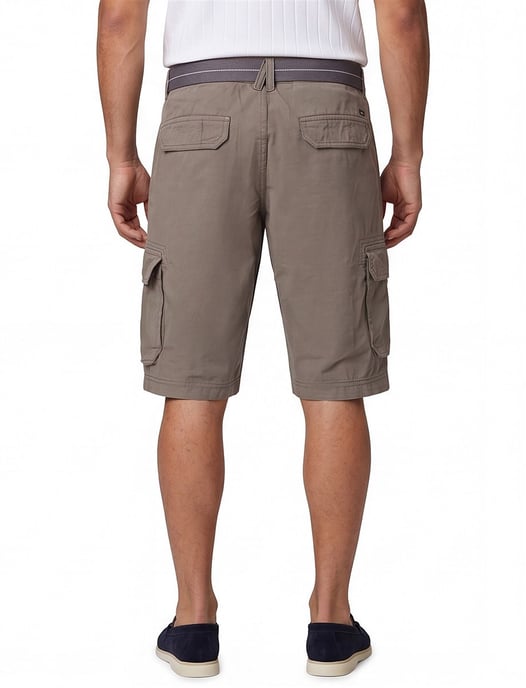 Cargo shorts Casa Moda khaki stoffen riem - Image 2