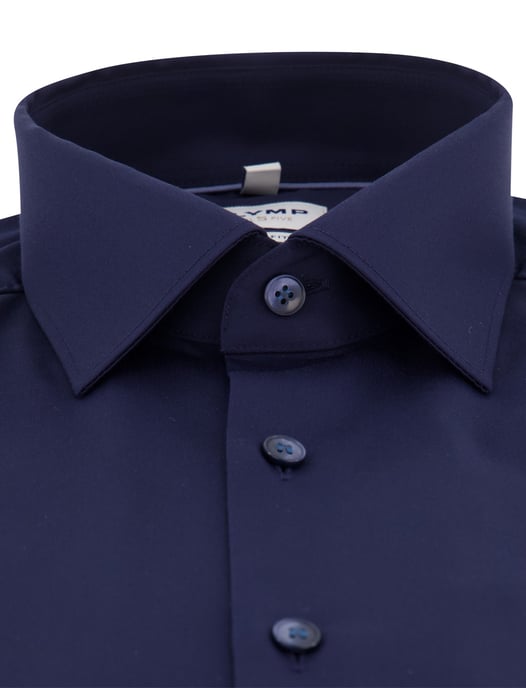 Business overhemd Olymp Level Five body fit donkerblauw - Image 3
