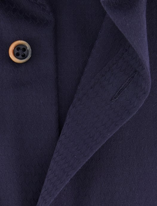 katoenen overhemd Olymp wijde fit donkerblauw - Image 4