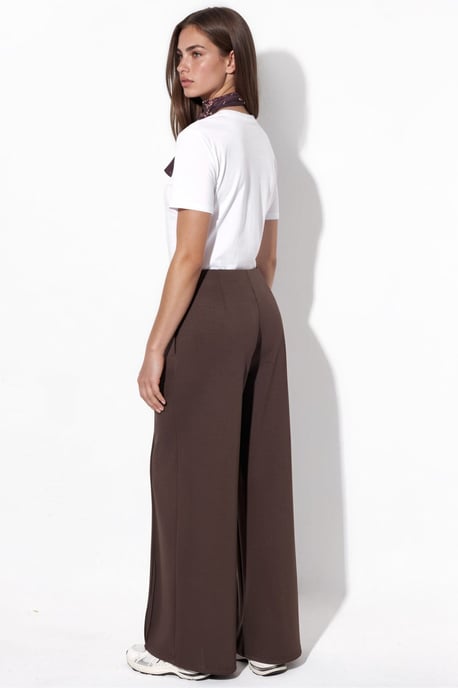 Modal Touch Rib Detail Straight Leg Pants - Image 5