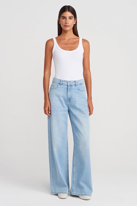 Sleeveless Ribbed Cotton-blend Bodysuit - Image 4