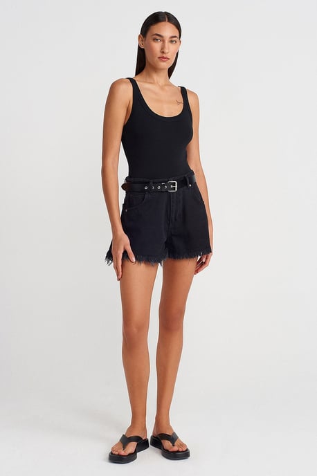 Sleeveless Ribbed Cotton-blend Bodysuit - Image 3