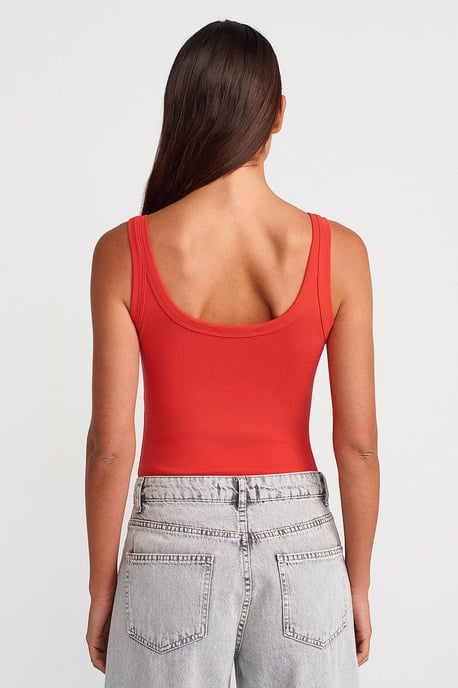 Sleeveless Ribbed Cotton-blend Bodysuit - Image 2