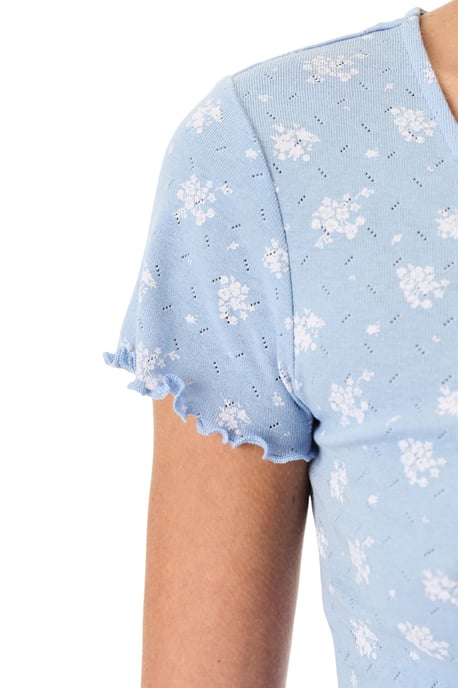 Coralie Pointel Crunchy Floral Patterned Short-Sleeve Shorts Pyjama Set - Image 3