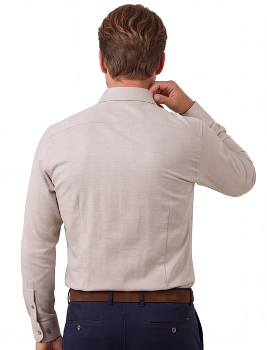 Overhemd olymp Level Five body fit beige - Image 2