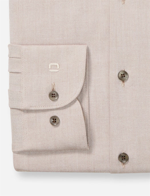 Overhemd olymp Level Five body fit beige - Image 3