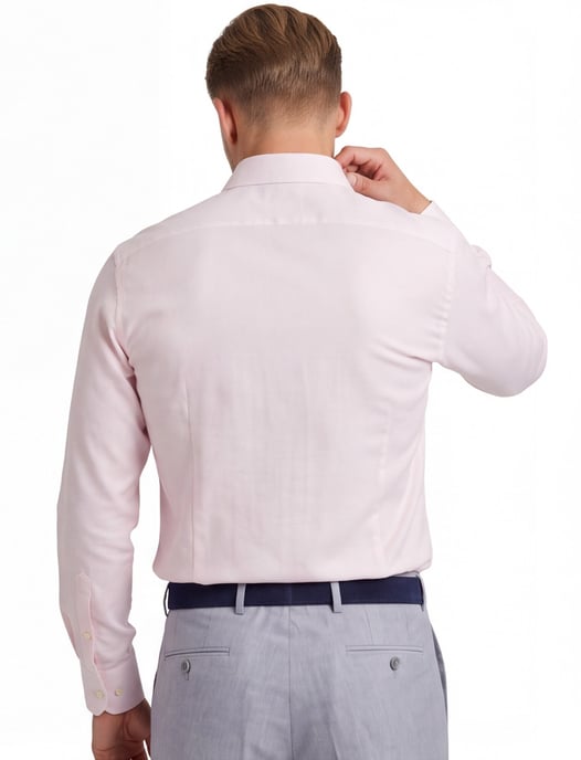 Overhemd Michealis slim fit strijkvrij roze - Image 2