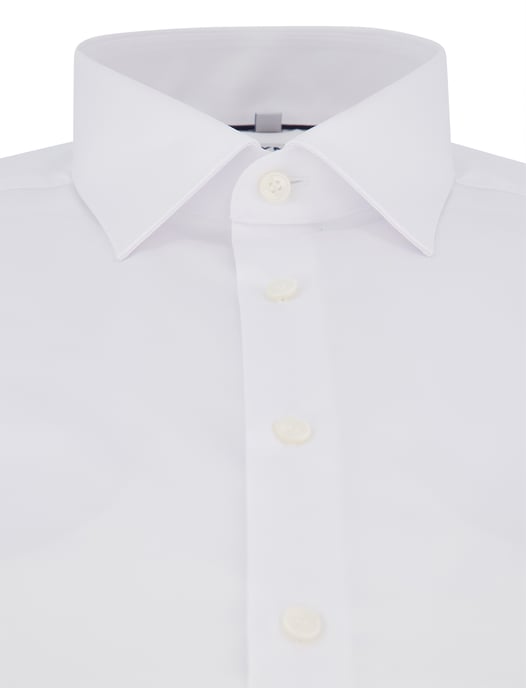 katoenen Olymp overhemd effen wit slim fit - Image 3