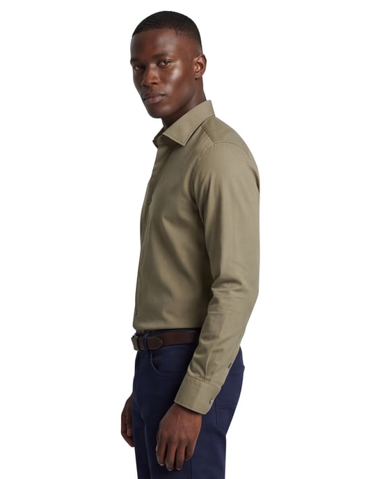 Boss Black slim fit overhemd groen - Image 2