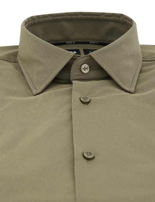 Boss Black slim fit overhemd groen - Image 3