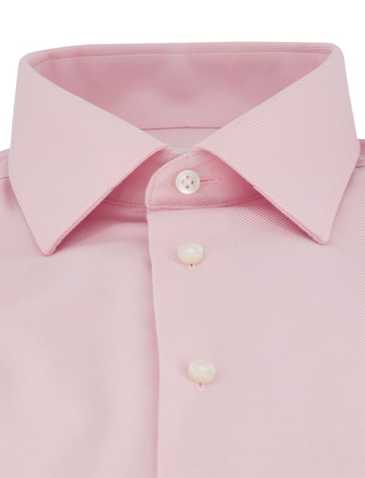 Overhemd Eterna normale fit roze strijkvrij - Image 3