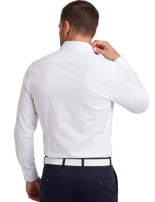 Overhemd Seidensticker slim fit cutaway boord wit - Image 2