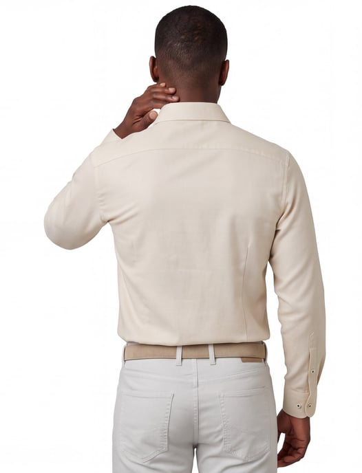 Beige katoenen overhemd Eterna 1863 Modern Fit - Image 2