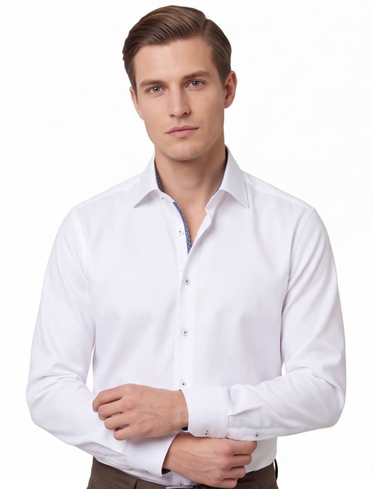 business overhemd Eterna Modern Fit wit - Image 1