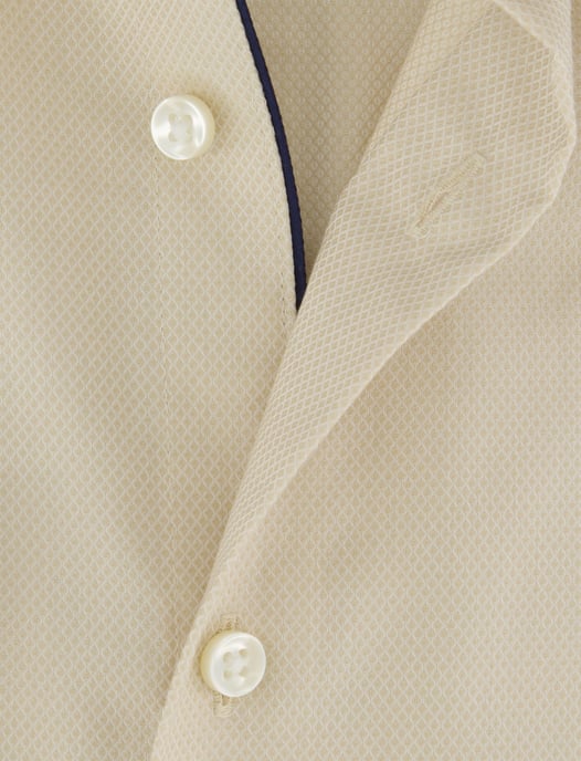Beige katoenen overhemd Eterna Modern Fit strijkvrij - Image 4