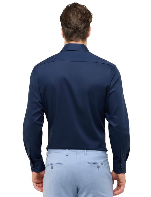 Navy Eterna overhemd Modern Fit - Image 2