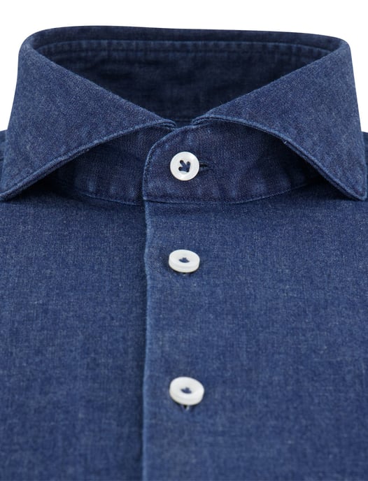 Overhemd Cavallaro Denimo blauw - Image 3