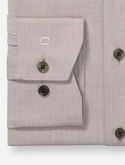 business overhemd Olymp Luxor 24/7 modern fit bruin - Image 3
