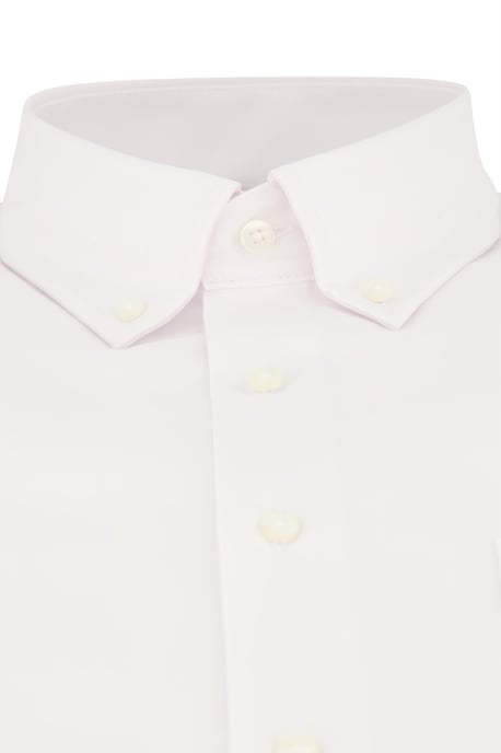 Eterna katoenen overhemd strijkvrij Comfort Fit wit button-down - Image 3