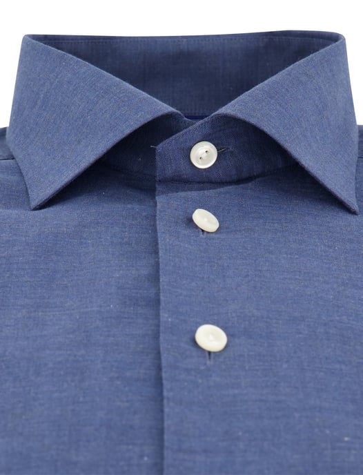 Eton classic fit overhemd blauw katoen - Image 3
