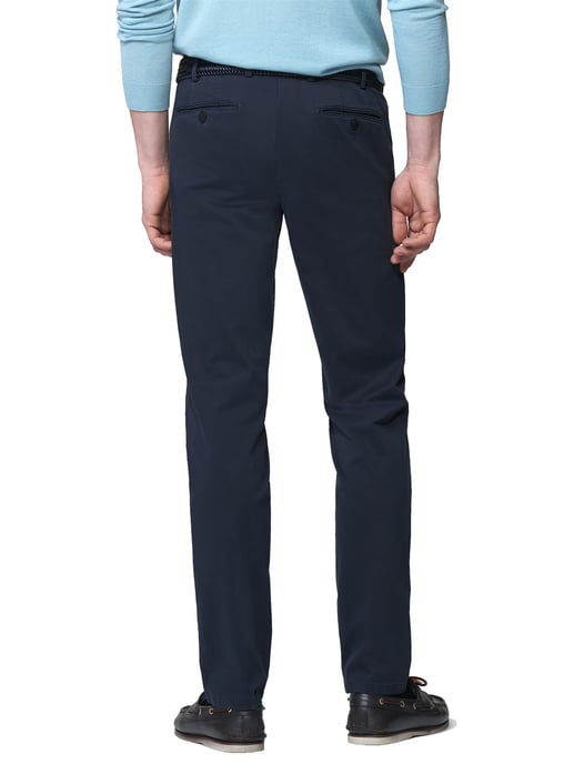 Broek Meyer Bonn donkerblauw flatfront - Image 2