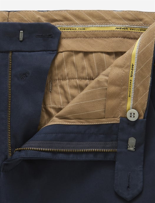 Broek Meyer Bonn donkerblauw flatfront - Image 4