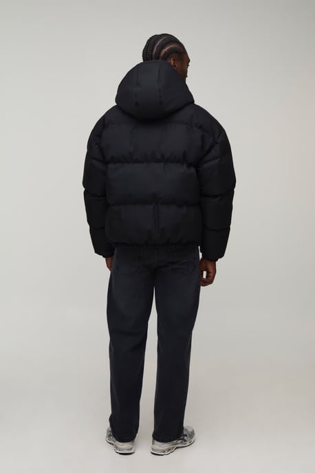 Tall MAN Regular Fit Midweight Padded Hooded Puffer Jacket - Image 2