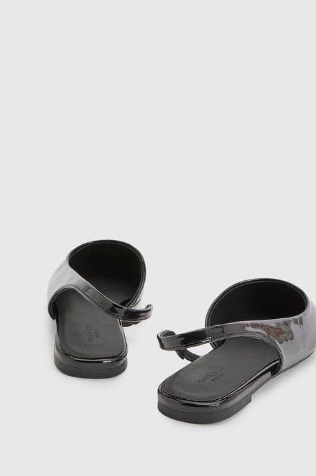 Wide Fit Slingback Patent Pointed Flats - Image 4