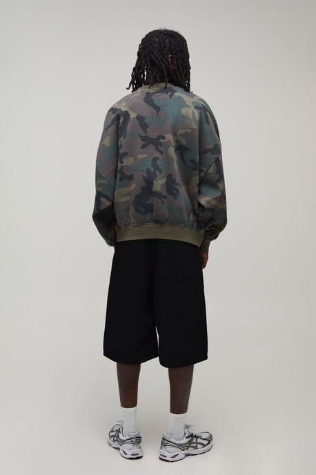 Batwing Camo Crew Neck Sweatshirt - Image 2