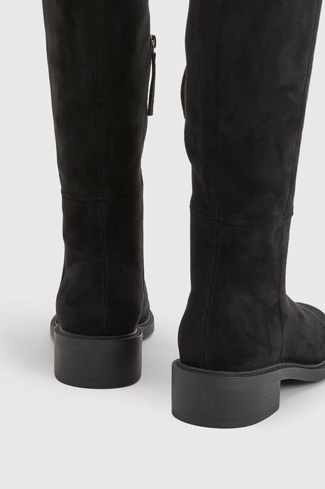 Flat Tie Detail Over The Knee Boots - Image 4