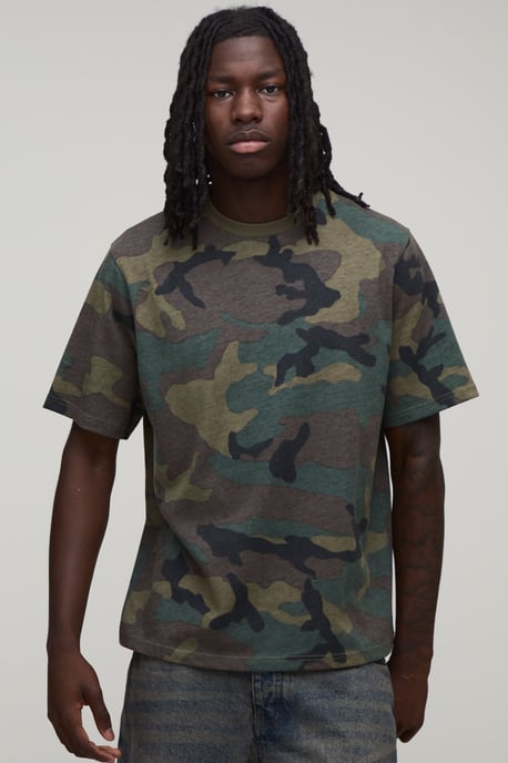 Regular Fit Camo T-Shirt - Image 1