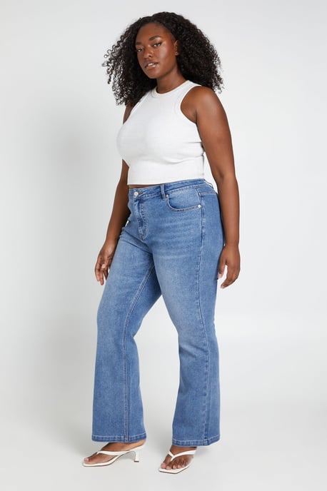 The Plus Mid Waist Baby Bootcut - Image 3