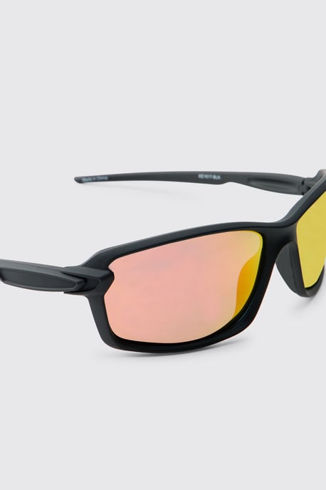 Sports Plastic Tinted Sunglasses - Image 3