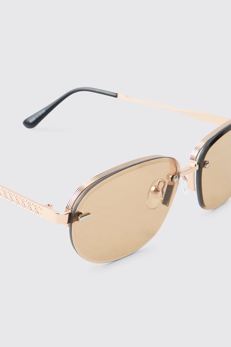 Oval Tinted Sunglasses - Image 3