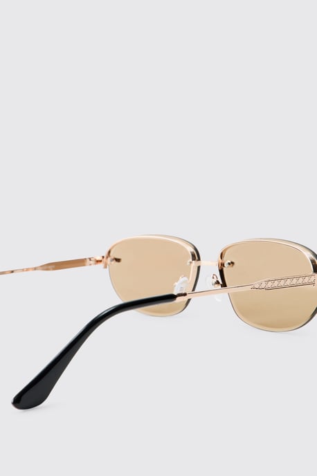 Oval Tinted Sunglasses - Image 4