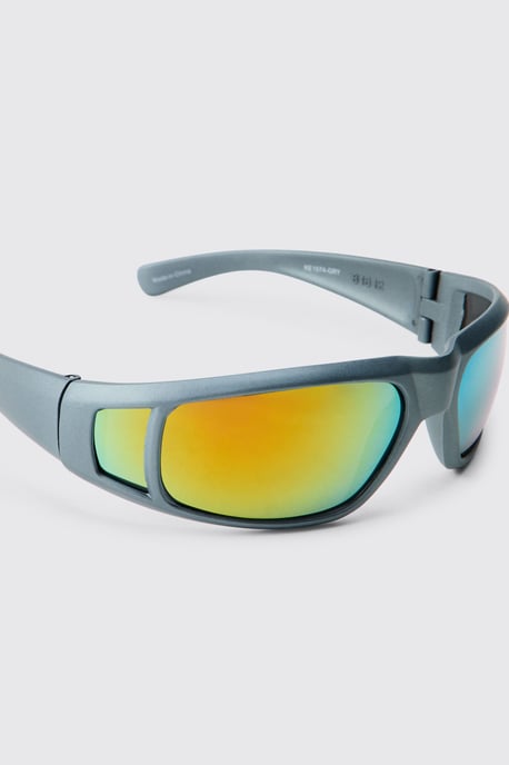 Sports Plastic Tinted Sunglasses - Image 3