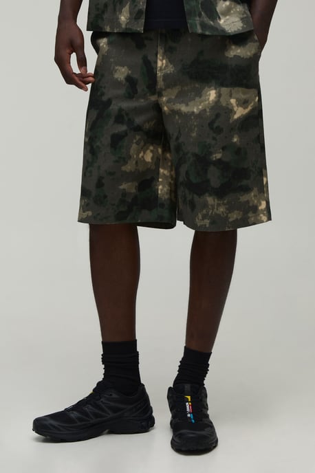 Parachute Fit Camo Twill Co-ord Short - Image 1
