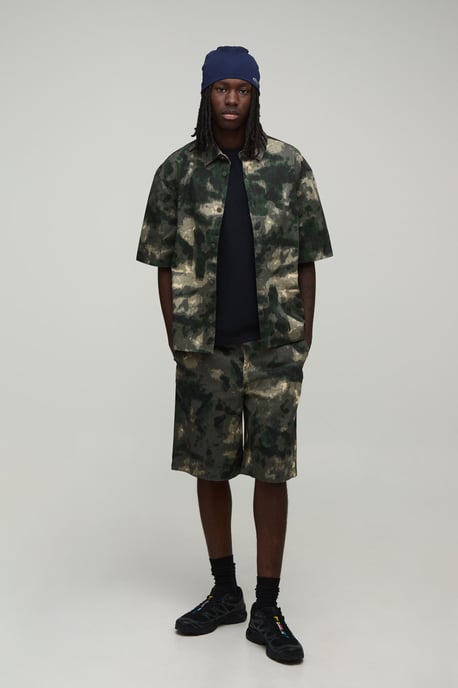 Parachute Fit Camo Twill Co-ord Short - Image 4