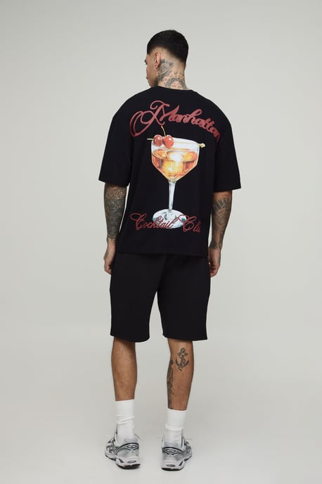 Tall Oversized Manhattan Print T-shirt - Image 3