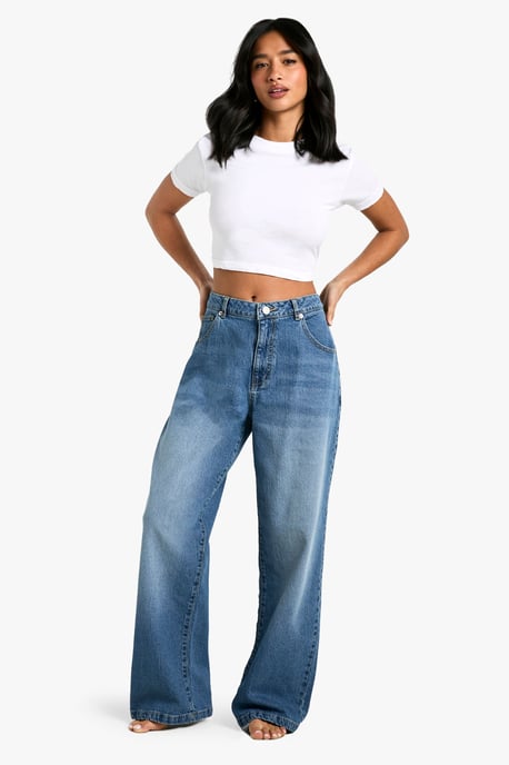 Petite Basic Straight Leg Jean - Image 1