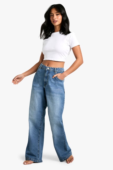 Petite Basic Straight Leg Jean - Image 3