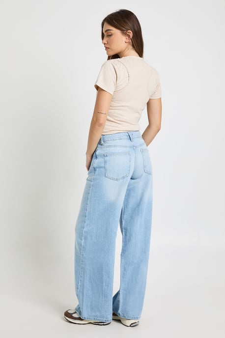 Basics Mid Waist Boyfriend Jean - Image 2