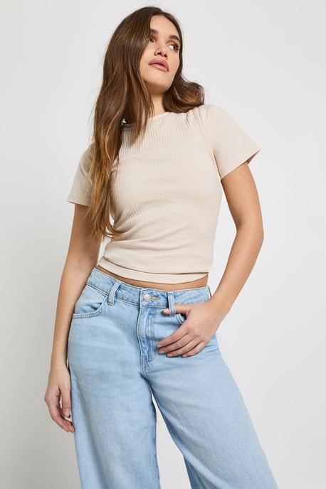 Basics Mid Waist Boyfriend Jean - Image 3