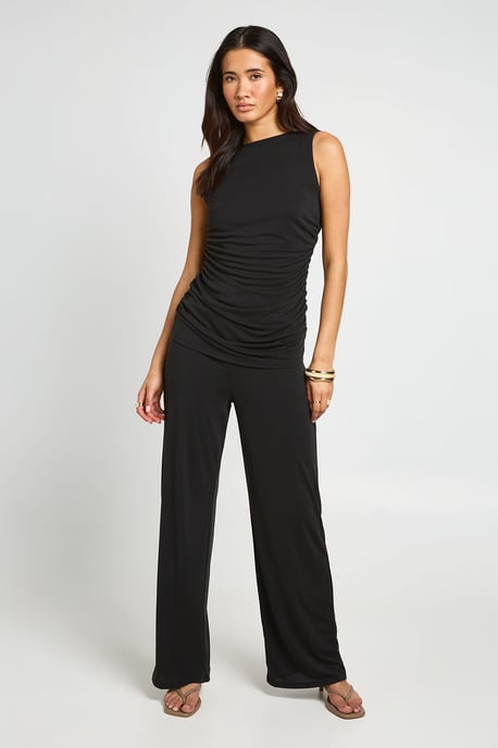Modal Ruched Side Long Line Top - Image 3