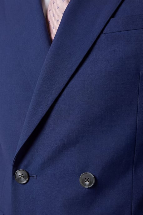 French Navy Essential Double Breasted Blazer - Image 3