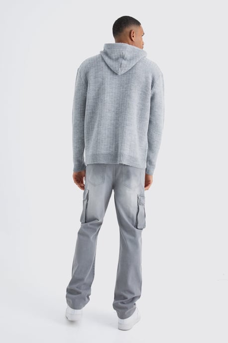 Tall Relaxed Rigid Cargo Jeans - Image 2