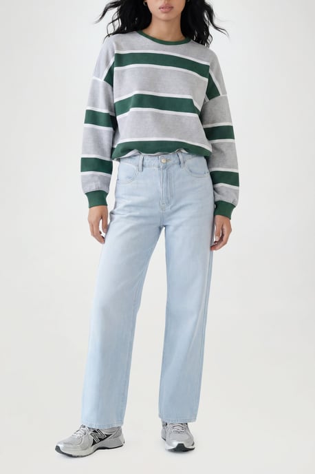 Basics High Waist Straight Leg Jean - Image 2